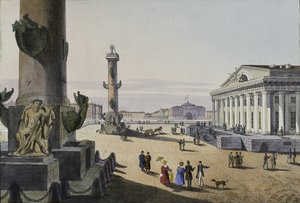 Börse und Admiralität in St. Petersburg, erste Hälfte des 19. Jahrhunderts