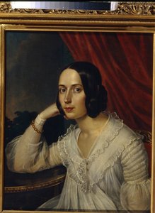 Porträt von Natalia Alexejewna Tuschkowa Ogarewa (1829-1913)