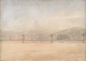 Piazzale Michelangelo bei Florenz von Karl Schou