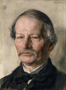 Porträt von Gustav Freytag, 1886 von Karl Stauffer Bern