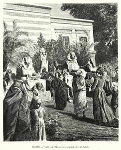 Portikus des Ägyptischen Museums für Altertümer, Bulaq, Kairo, Ägypten von Karl Wilhelm Gentz