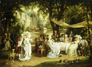 Die Gartenparty von Karl or Carl the Younger Schweninger