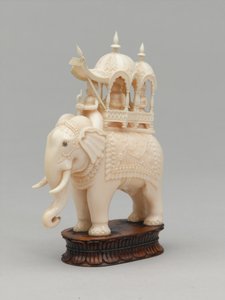 Schwarzer König, Schachfigur, Indien, um 1820 von Kate Elizabeth Bunce