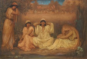 An den Wassern Babylons saßen sie und weinten, 1853 von Kate Gardiner Hastings