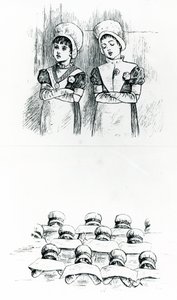 Waisenkinder, ca. 1880 von Kate Greenaway