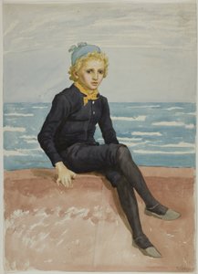 Eddie am Strand von Kate Greenaway