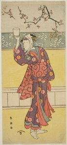 Der Schauspieler Segawa Tomisaburo II in einer unbekannten Rolle von Katsukawa Shun
