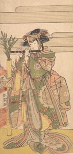 Der dritte Segawa Kikunojo als Frau, ca. 1780