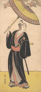Ichikawa Monosuke III in der Rolle des Otokodate Sukeroku, ca. 1786