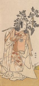 Der Schauspieler Bando Mitsugoro I als Mann in Daimyo-Kleidung, ca. 1778