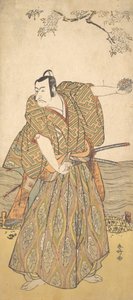 Der fünfte Ichikawa Danjuro als Samurai, ca. 1780-85 von Katsukawa Shunko