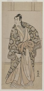 Ichikawa Monnosuke II als ein Herr, 1780er von Katsukawa Shunsen