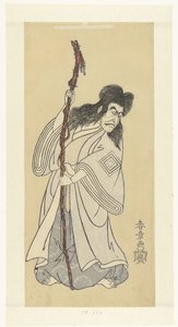 Schauspieler Ichikawa Danjuro IV in der Rolle des Geistes Ki no Natora von Katsukawa Shunsho