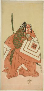 Der Schauspieler Ichikawa Danzo III als Sanada no Yoichi (?) im Stück Sanada no Yoichi Banjaku no Iezuto (?), aufgeführt im Morita-Theater (?) im elften Monat, 1767 (?)