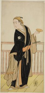 Der Schauspieler Ichikawa Yaozo III als Oboshi Yuranosuke im Stück Kanadehon Chushingura, aufgeführt im Nakamura-Theater im fünften Monat, 1786 von Katsukawa Shunsho