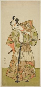 Der Schauspieler Nakamura Juzo II in einer nicht identifizierten Rolle