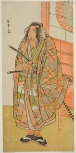 Der Schauspieler Onoe Matsusuke I in einer unbekannten Rolle von Katsukawa Shunsho
