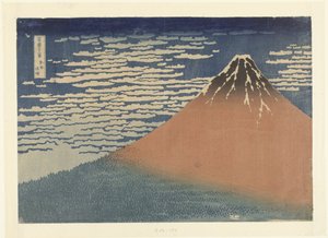 Klares Wetter mit südlichem Wind von Katsushika Hokusai