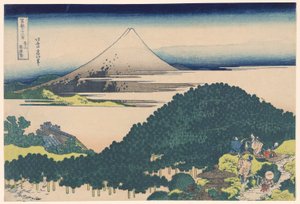 Kissen-Kiefer in Aoyama, aus der Serie "36 Ansichten des Berges Fuji"