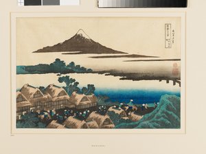 Morgendämmerung in Isawa in der Provinz Kai