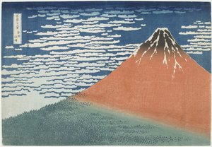 Feiner Wind, klares Wetter, 1831-1834 von Katsushika Hokusai