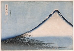 Feiner Wind, klares Wetter, Variantenedition, aus der Serie Sechsunddreißig Ansichten des Berges Fuji, ca. 1831 von Katsushika Hokusai
