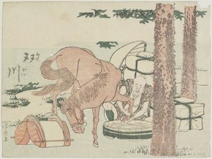Futakawa, 1799-1802 von Katsushika Hokusai