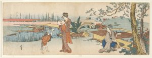 Goldfischverkäufer von Katsushika Hokusai