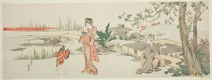 Goldfischverkäufer von Katsushika Hokusai