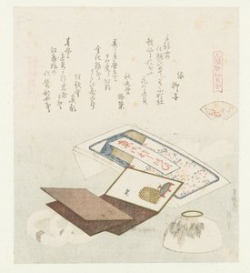 Farbige Muschel von Katsushika Hokusai