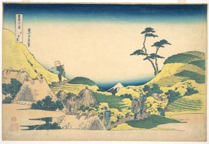Unteres Meguro (Shimo Meguro), aus der Serie Sechsunddreißig Ansichten des Berges Fuji (Fugaku sanjūrokkei)