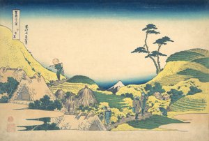 Unteres Meguro Shimo Meguro, aus der Serie Sechsunddreißig Ansichten des Berges Fuji, ca. 1830-32 von Katsushika Hokusai