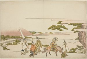 Parodie auf Ariwara no Narihiras östliche Reise
