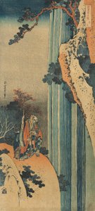 Druck aus der Serie "Ein wahrer Spiegel chinesischer und japanischer Gedichte" von Katsushika Hokusai