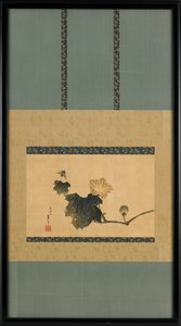 Kürbisranke und Pferdefliege, ca. 1825-1833 von Katsushika Hokusai