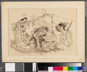 Szenen aus dem Krieg zwischen Japan und Korea, Ende des 18. bis erste Hälfte des 19. Jahrhunderts von Katsushika Hokusai