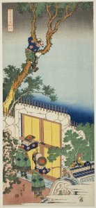 Sei Shonagon, aus der Serie "Ein wahrer Spiegel japanischer und chinesischer Gedichte (Shiika shashin kyo)"