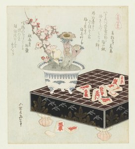 Shōgi-Steine von Katsushika Hokusai