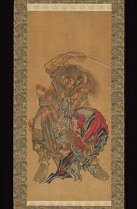 Shōki, der Dämonenbezwinger von Katsushika Hokusai
