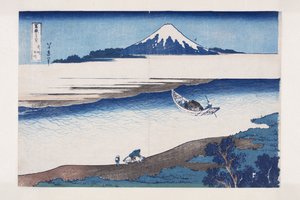 Der Juwelenfluss in der Provinz Musashi