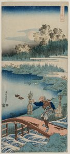Der Schilfsammler, aus der Serie Ein wahrer Spiegel der chinesischen und japanischen Poesie