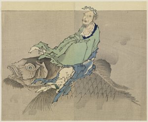 Ohne Titel, 1890 von Katsushika Hokusai