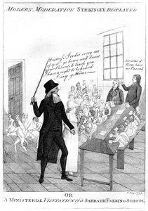 Moderne Mäßigung auffallend dargestellt, 1799