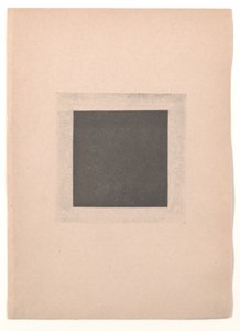 Schwarzes Quadrat für "Vom Kubismus und Futurismus zum Suprematismus: Ein neuer Realismus in der Malerei" von Kazimir Severinovich Malevich