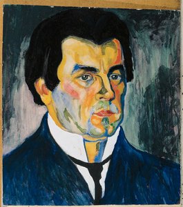 Selbstporträt von Kazimir Severinovich Malevich