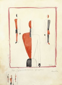 Drei suprematistische Figuren, ca. 1921-22