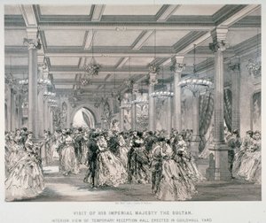 Empfang für den Sultan der Türkei, Guildhall, City of London, 1867