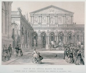 Besuch von Abd-ul-Aziz, Sultan der Türkei, in der Guildhall, City of London, 1867