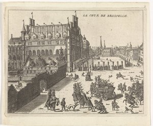 Ansicht des Hofes von Brüssel, 1673 (La cour de Brusselle)
