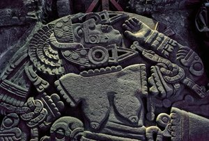 Amerika; Archäologie; Mexiko; Templo Mayor; Großer Tempel der Azteken; Coyolxauqui, 2010 (Foto)